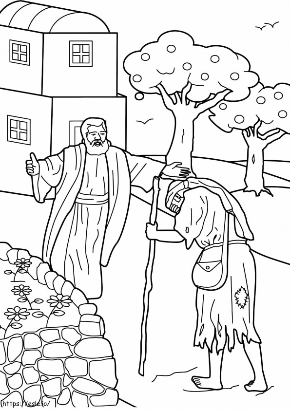 Prodigal Son 3 coloring page
