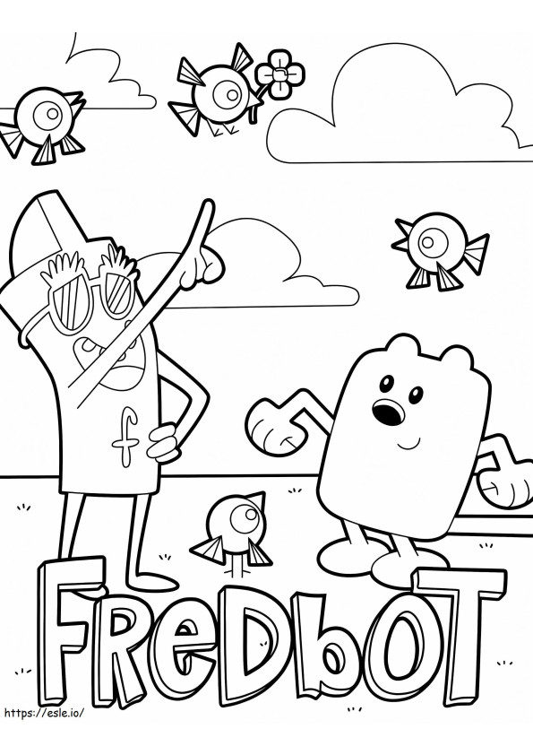 Free Printable Wow Wow Wubbzy coloring page