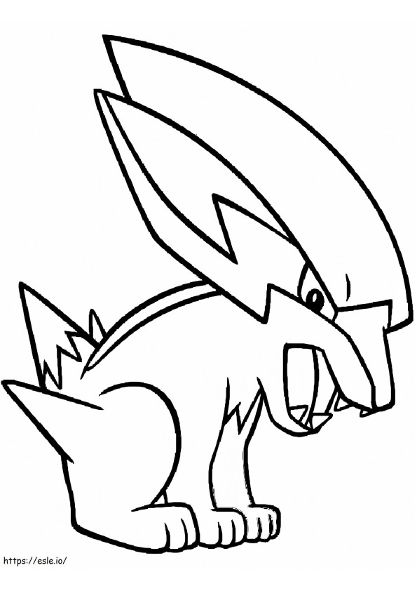 Electrike In Pokemon coloring page