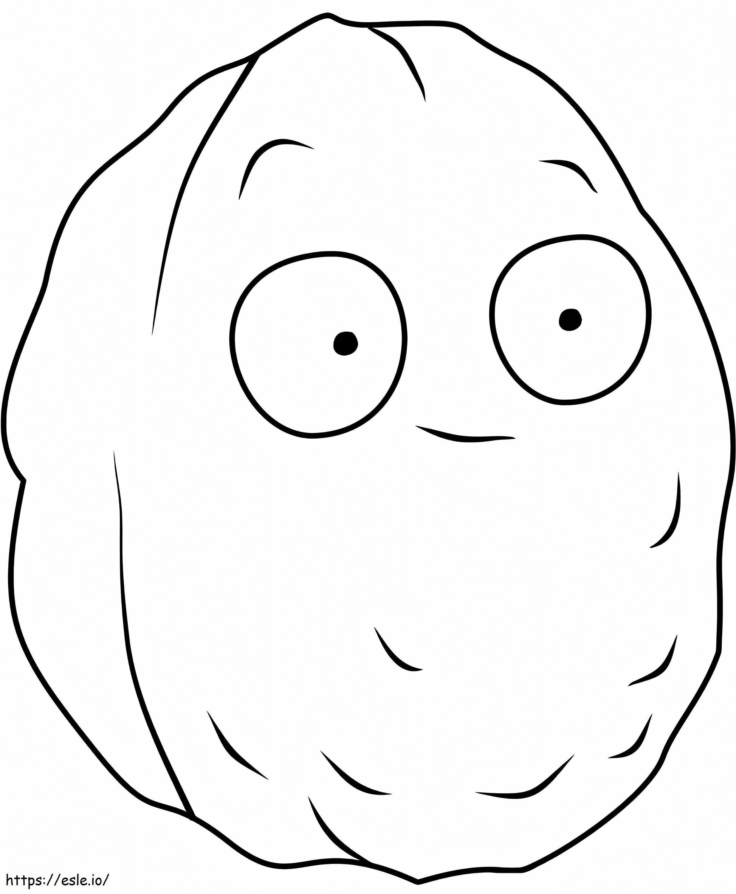Wall Nut In Plants Vs Zombies coloring page