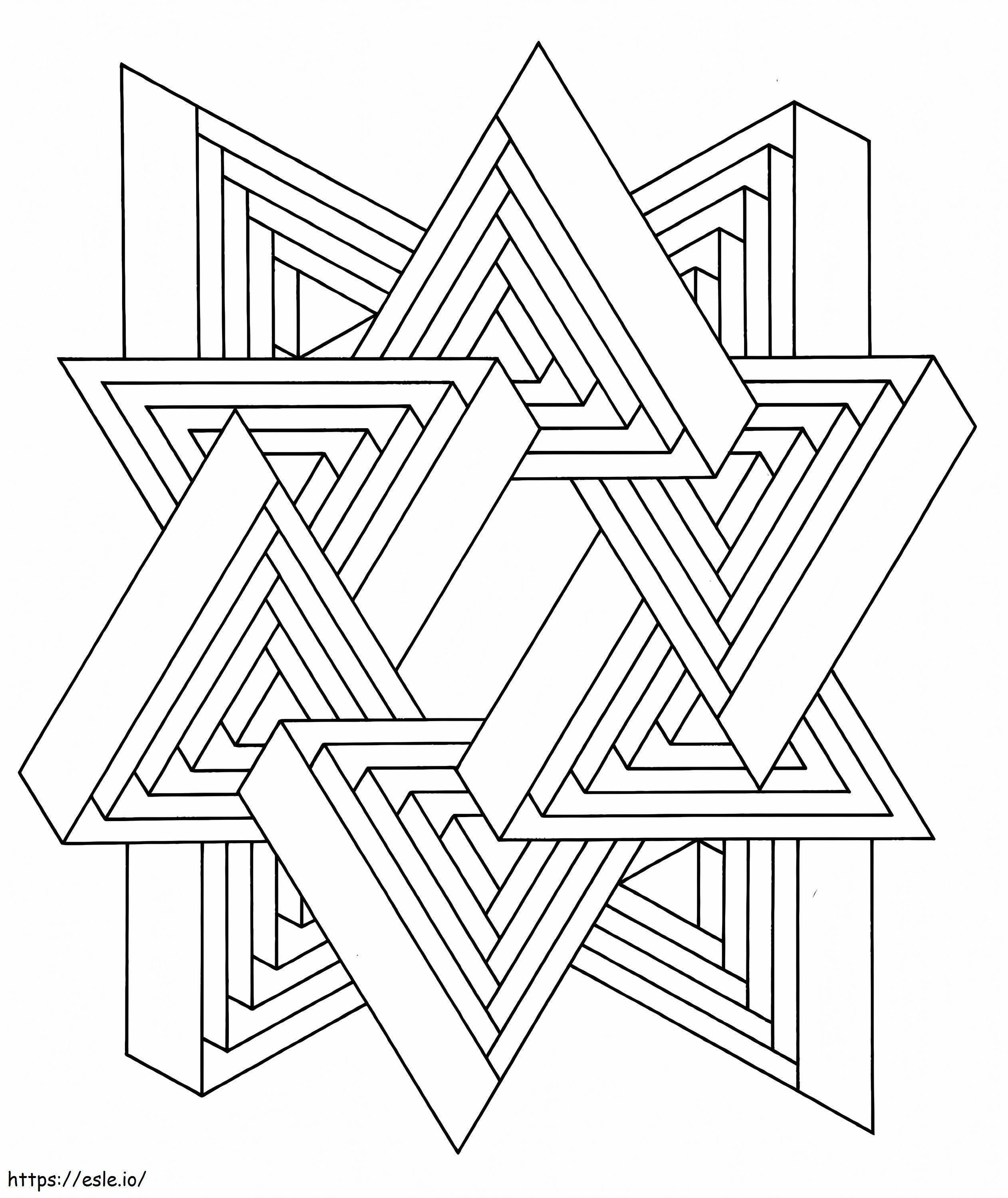 Hard Geometric To Print Out 36712 coloring page