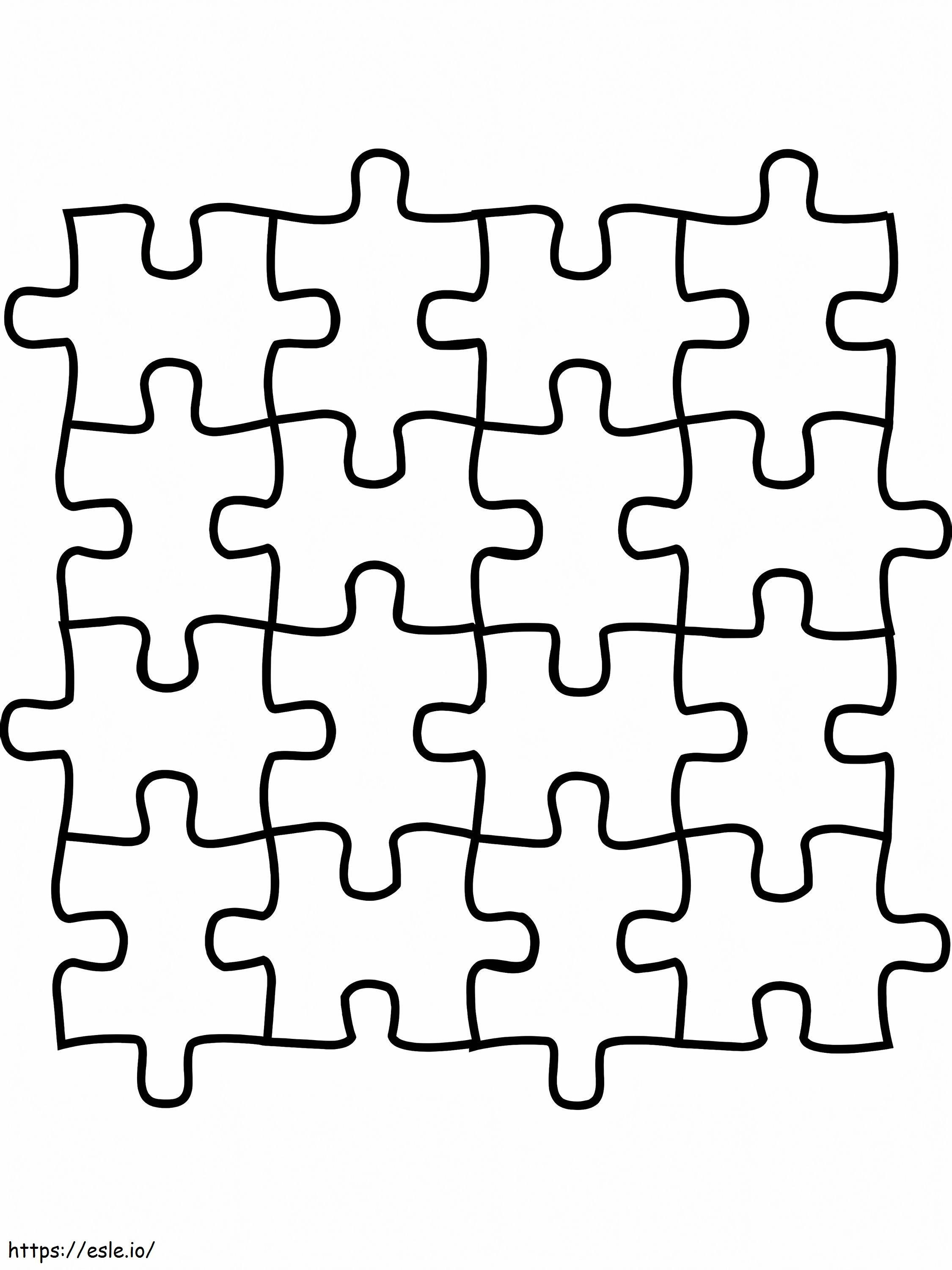 Jigsaw Puzzle darabok kifestő
