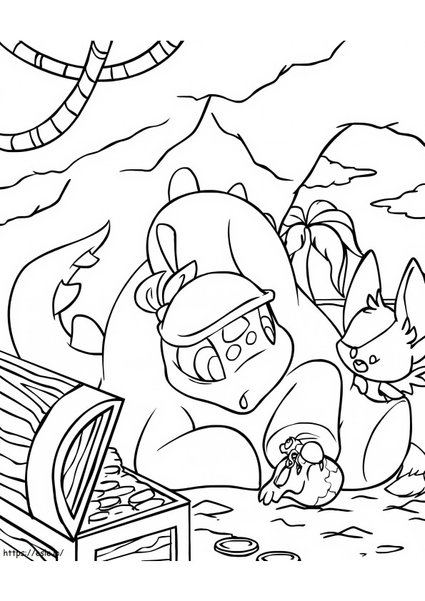 Neopets 9 coloring page