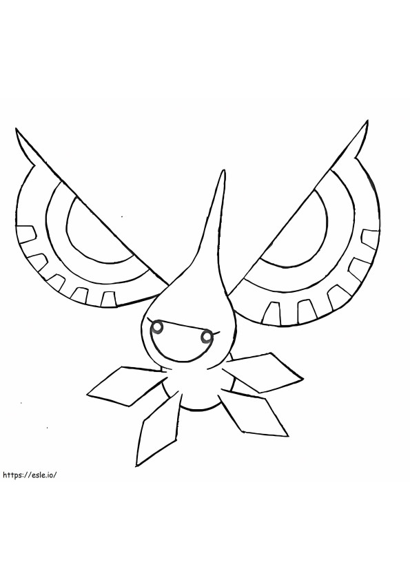 Masquerain Pokemon 1 coloring page