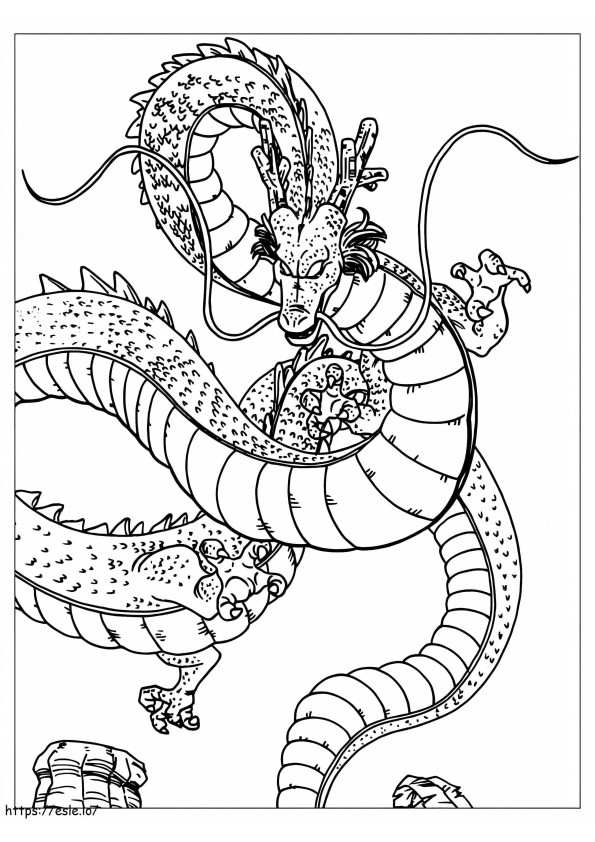 Dragon Ball Z Shenron coloring page