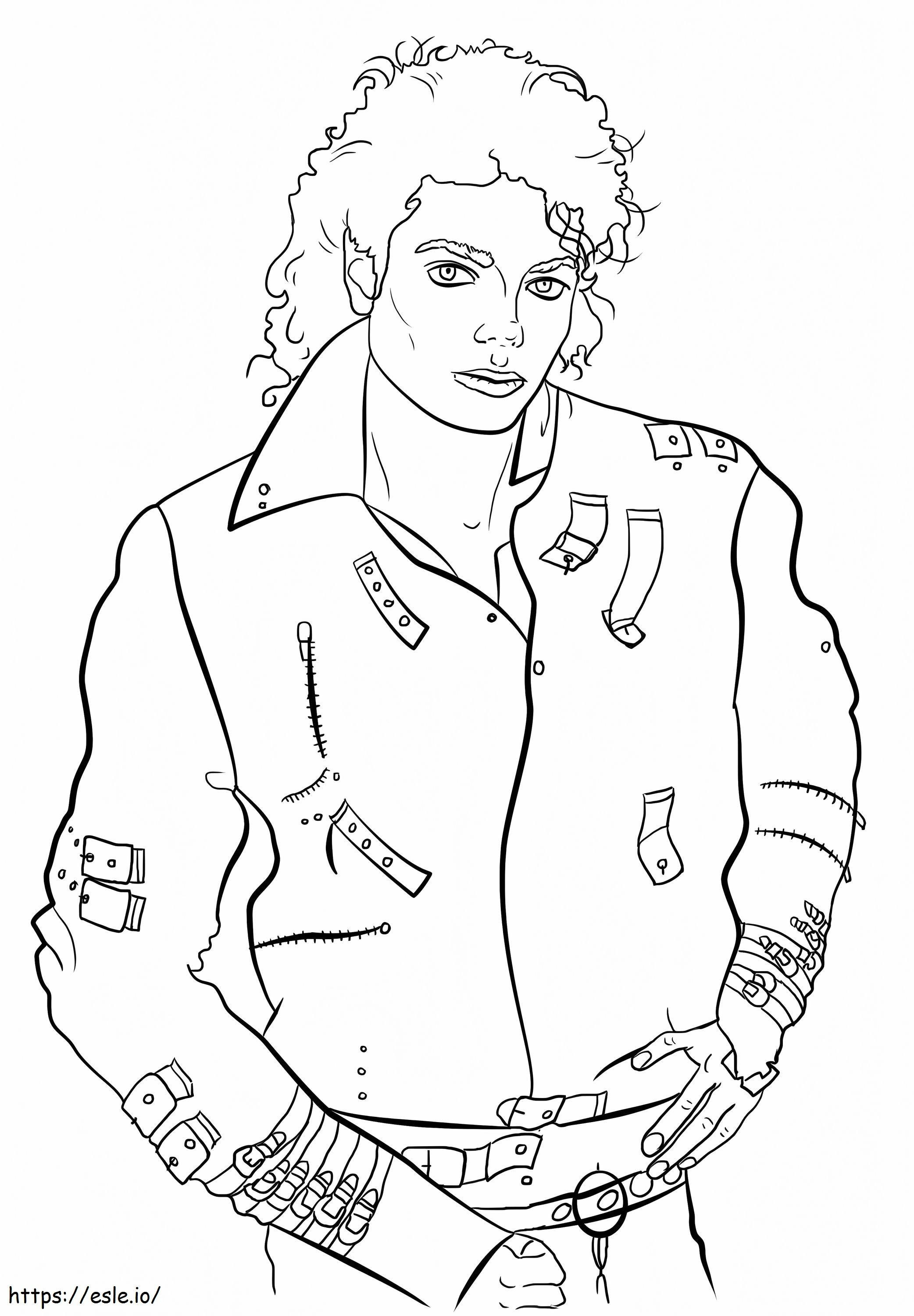 Coloriage Michael Jackson à imprimer dessin