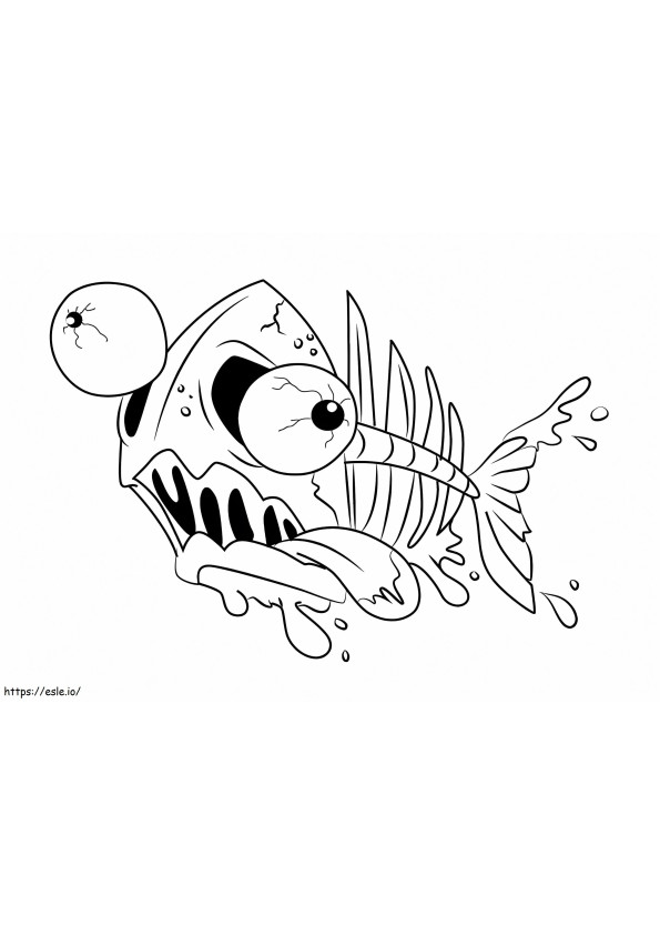 Coloriage Filet de poisson Ugglys Pet Shop à imprimer dessin