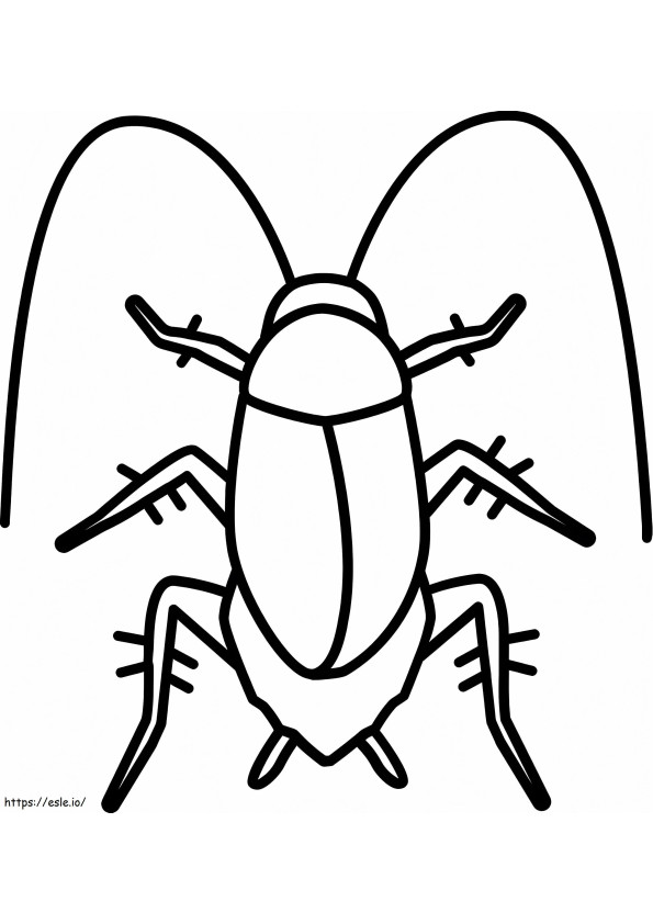 Kakkerlak 3 kleurplaat