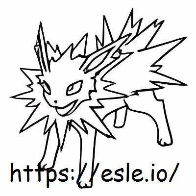 Jolteon coloring page