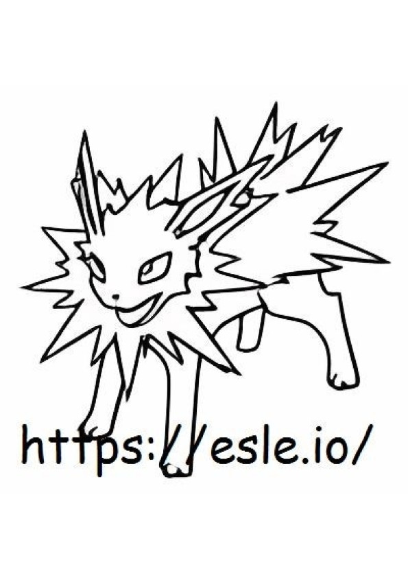 Jolteon coloring page