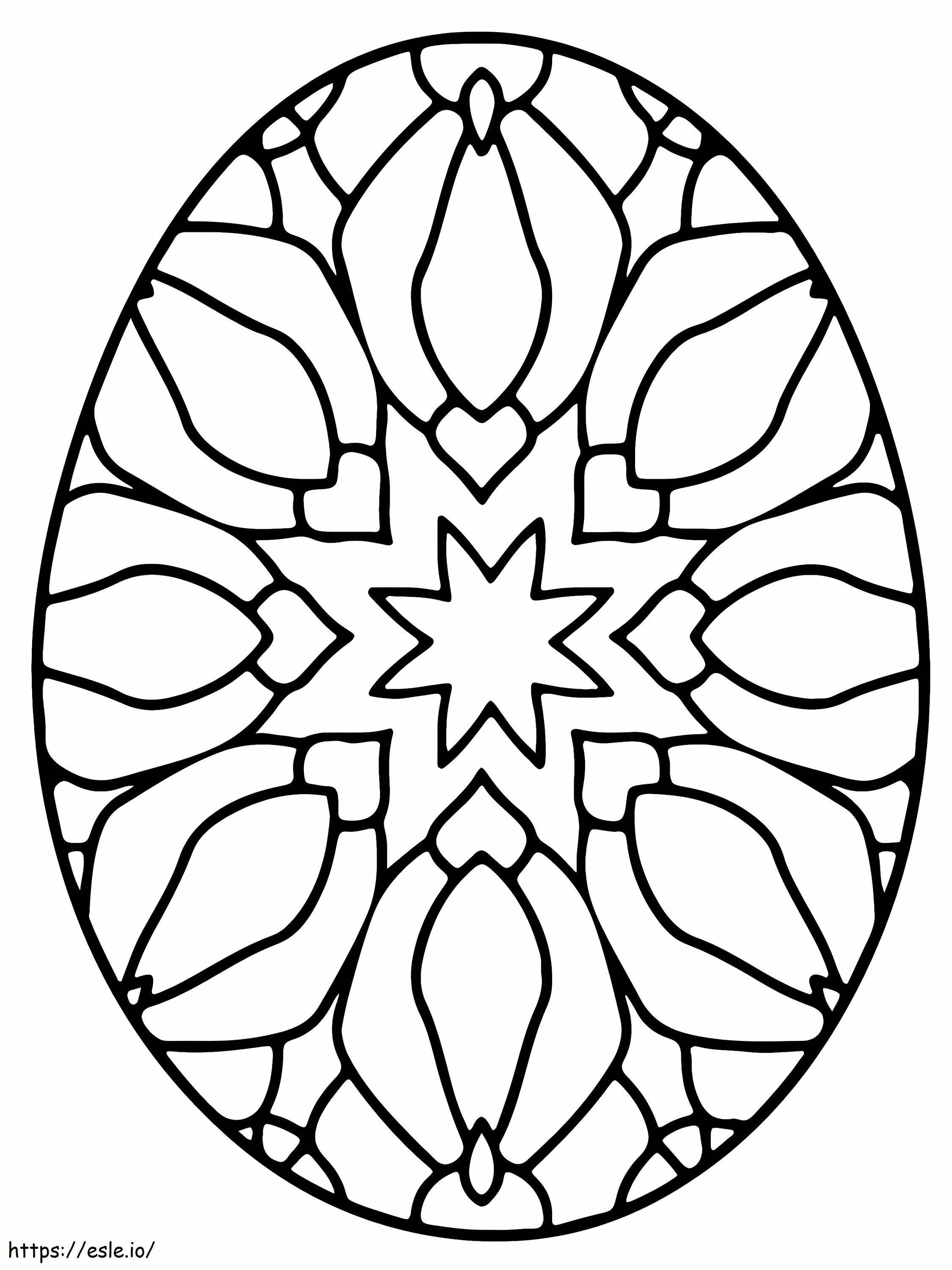 Grand Easter Egg coloring page