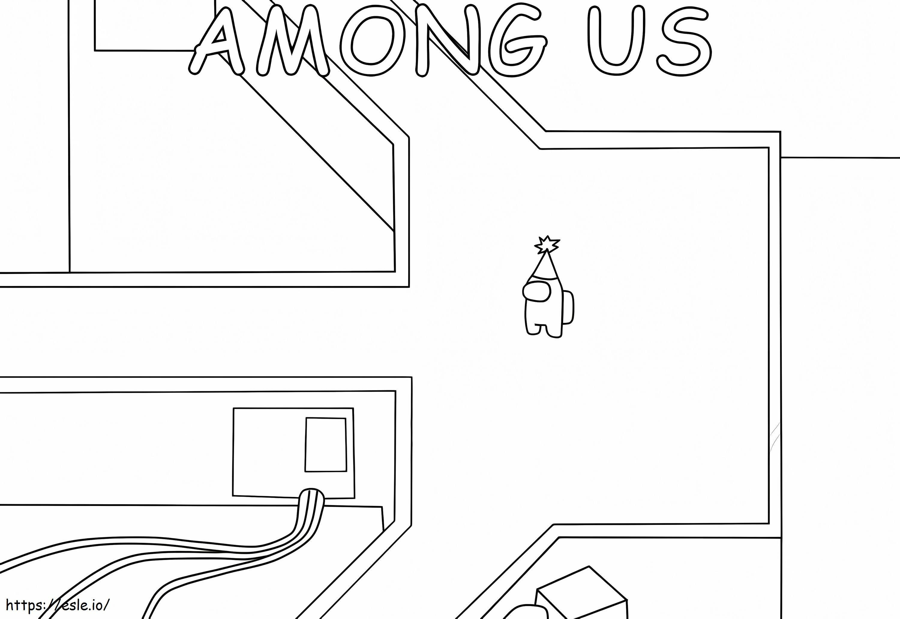 Among Us 30 1024X705 coloring page
