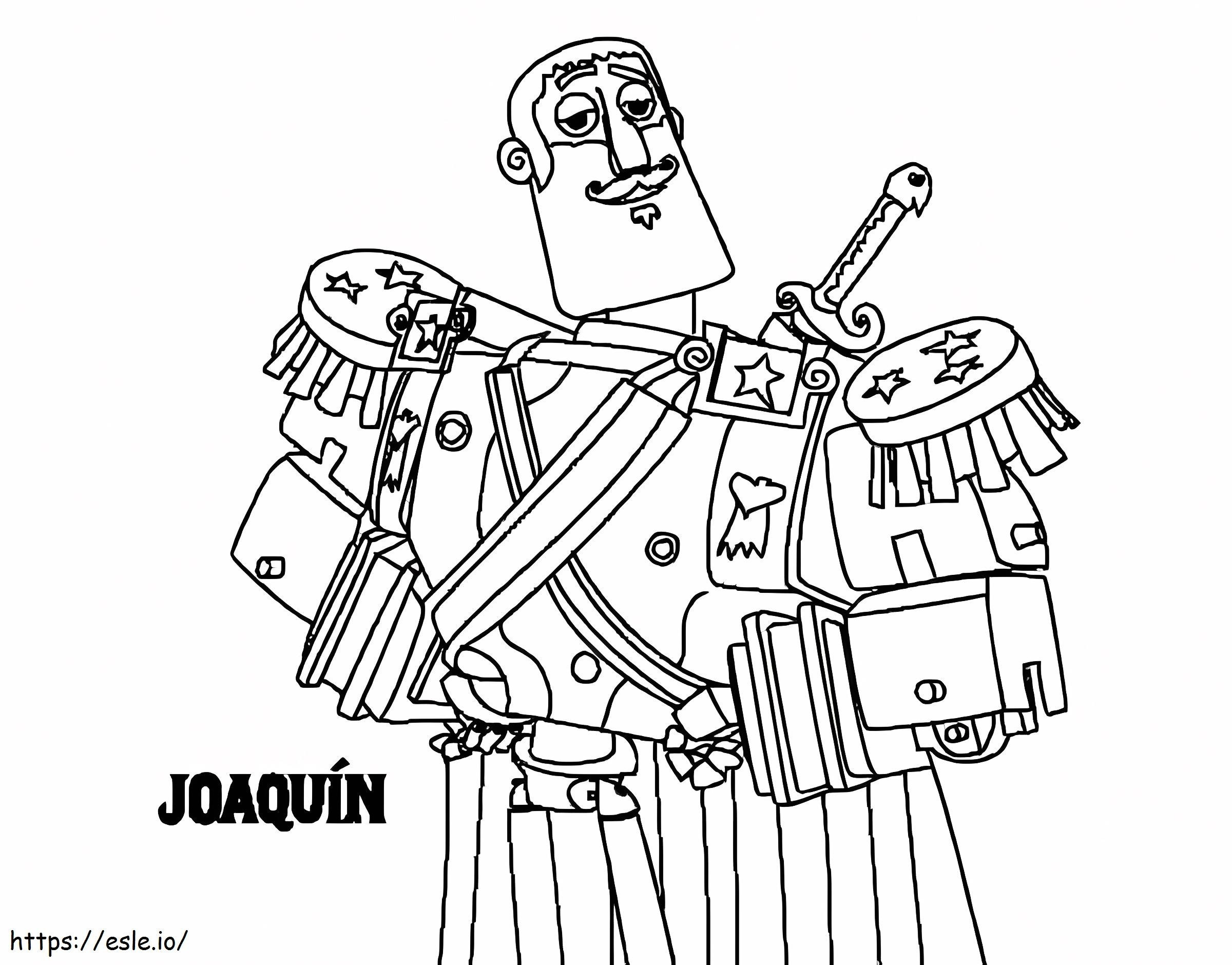 Joaquin din Cartea Vieții de colorat