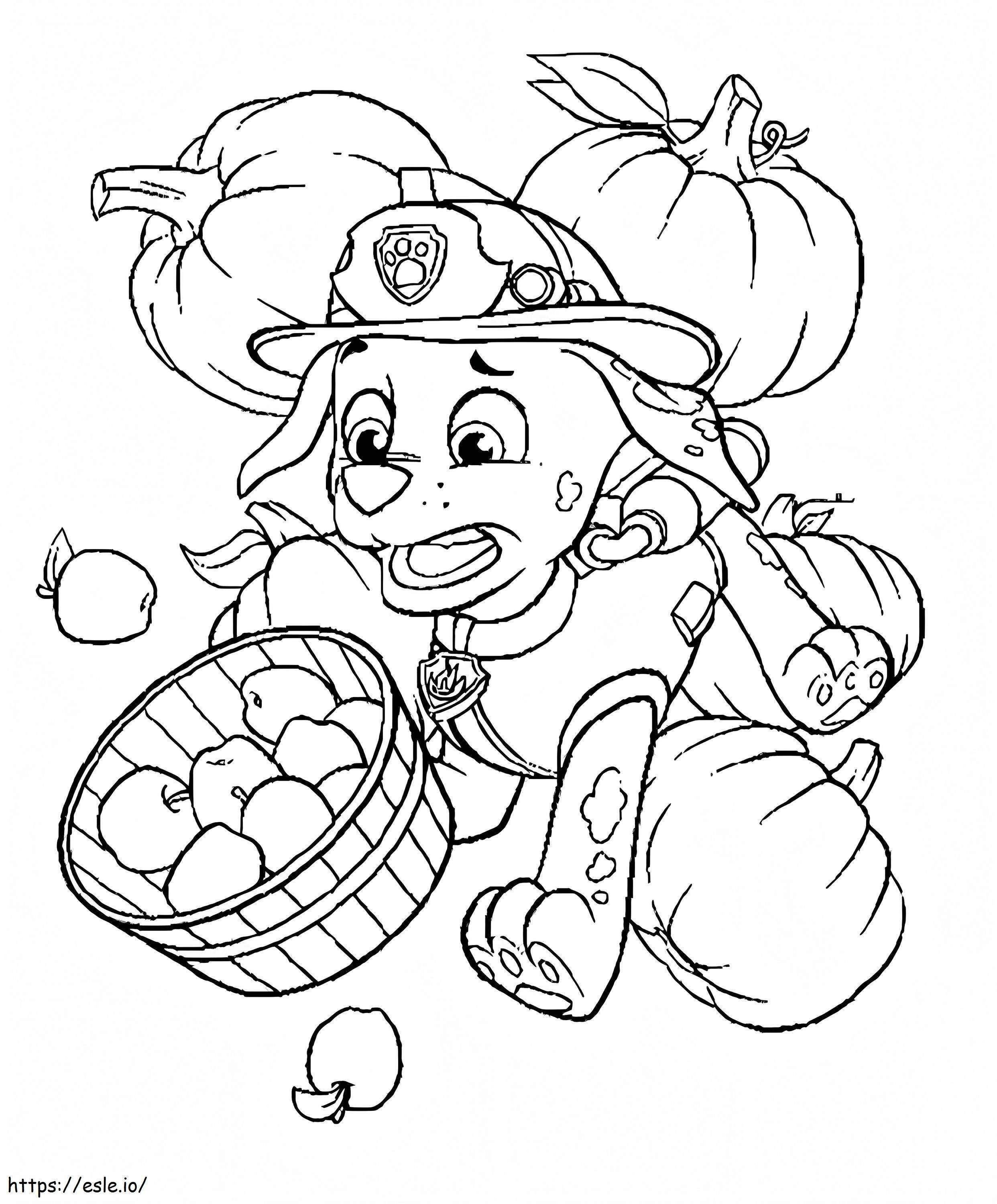 Marshall'S Harvest coloring page