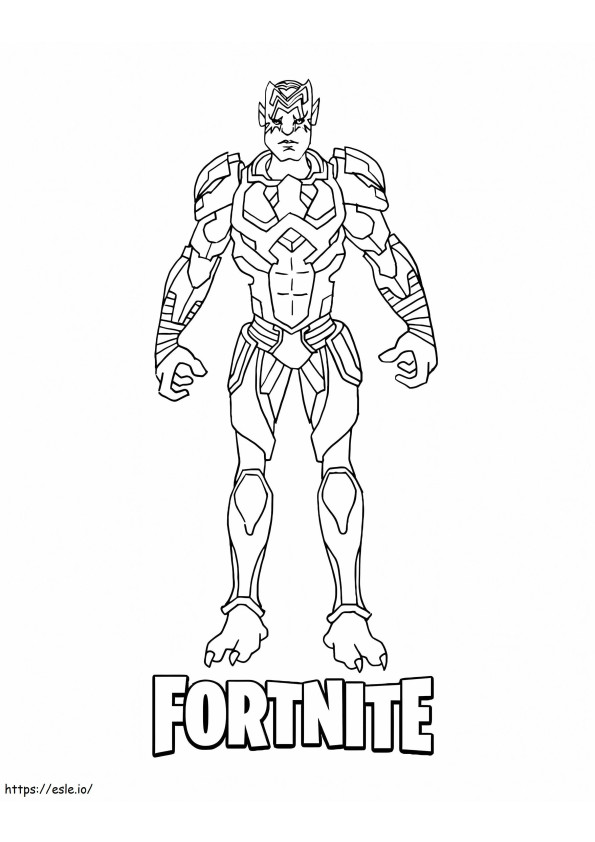 Kymera From Fortnite coloring page