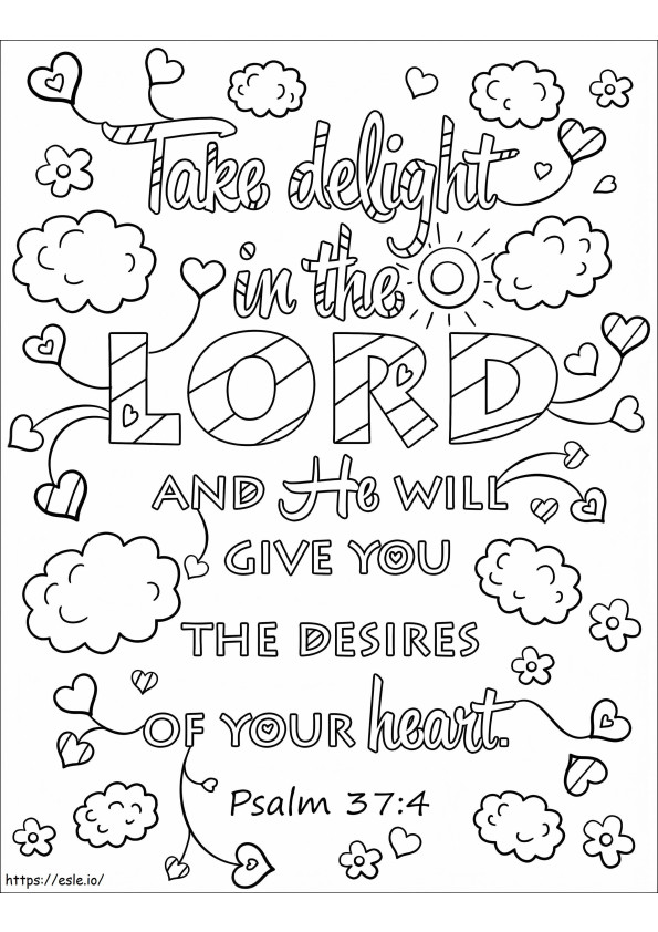 Bible Verse 2 coloring page