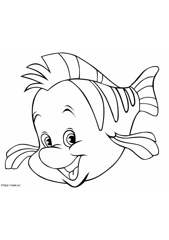 Komik Karikatür Balık boyama