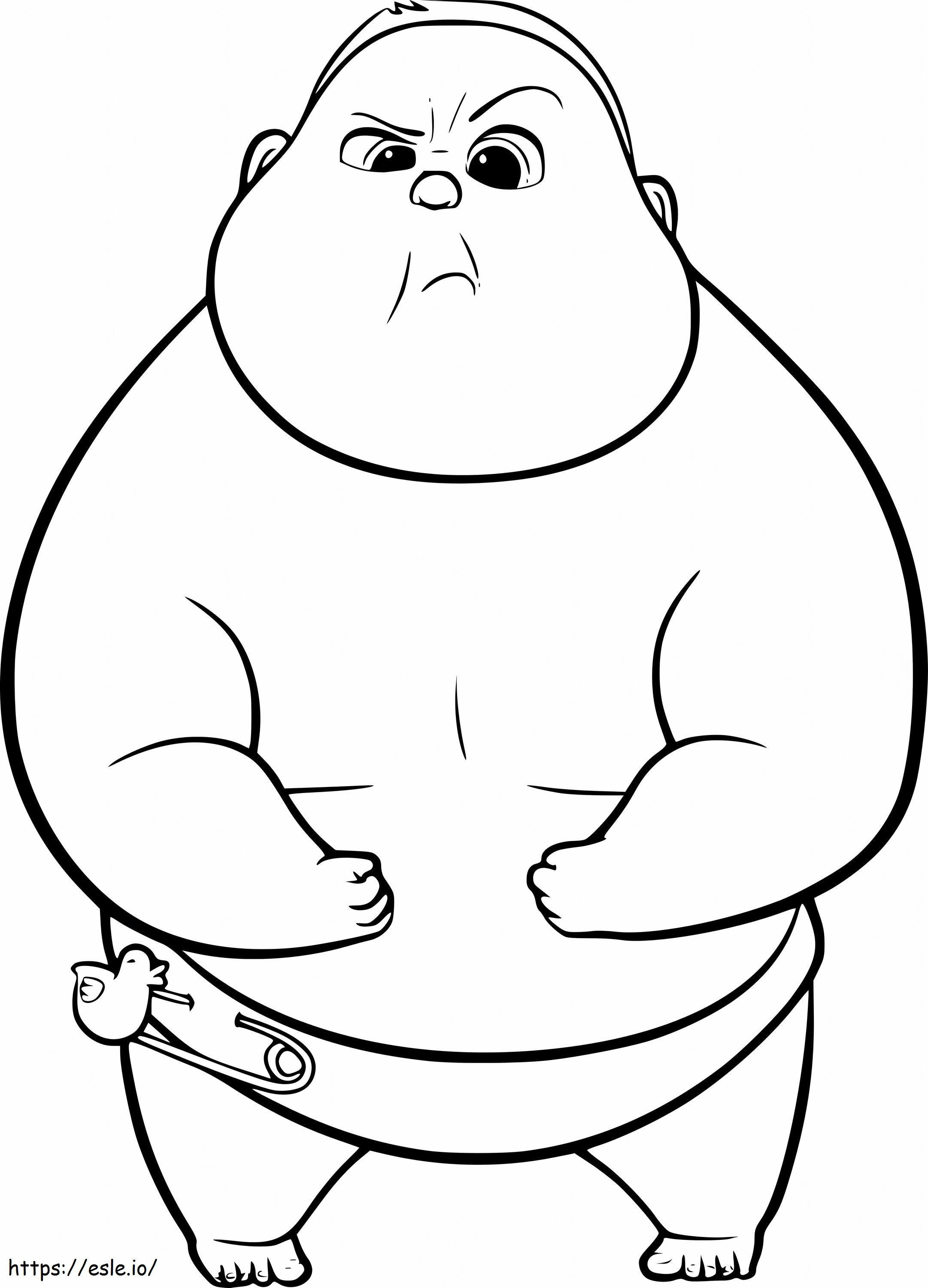 Big Fat Baby coloring page