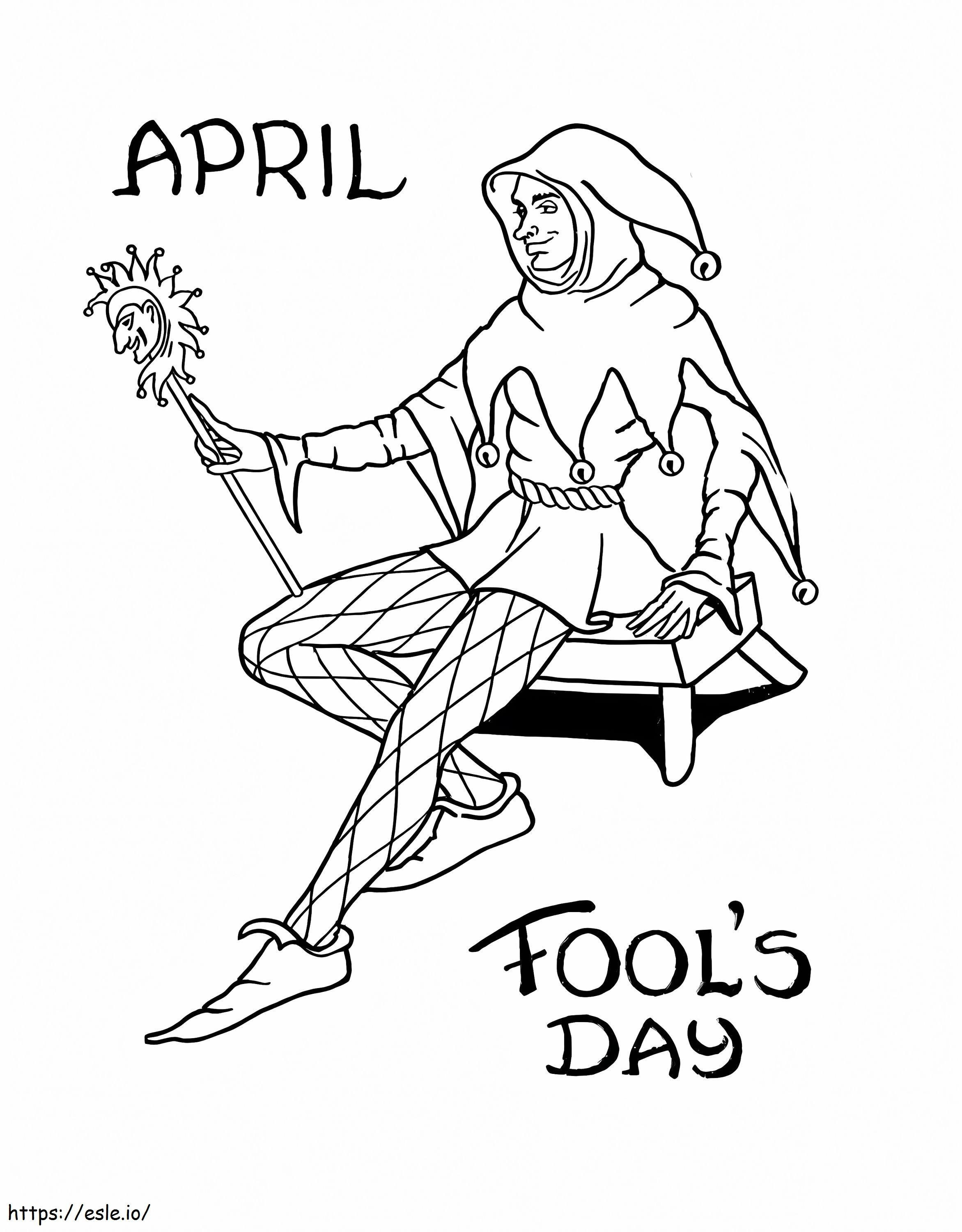 April Fools Day 2 coloring page