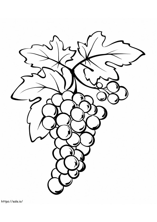Good Grapes coloring page