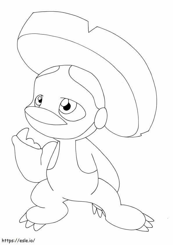 Cute Shadow Pokemon coloring page