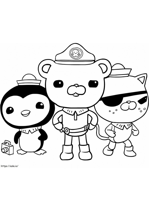 Kawazii And Friend Smiling coloring page