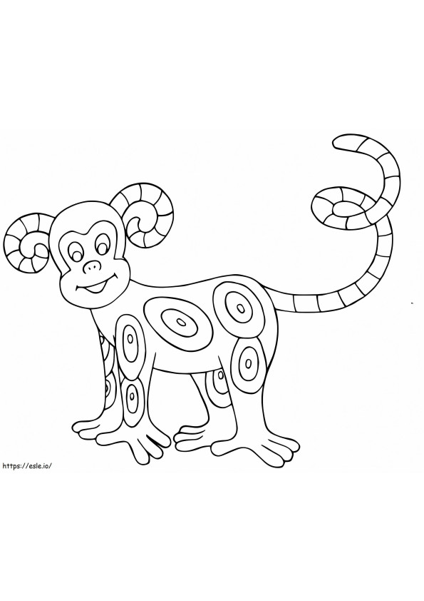 Alebrijes majom kifestő