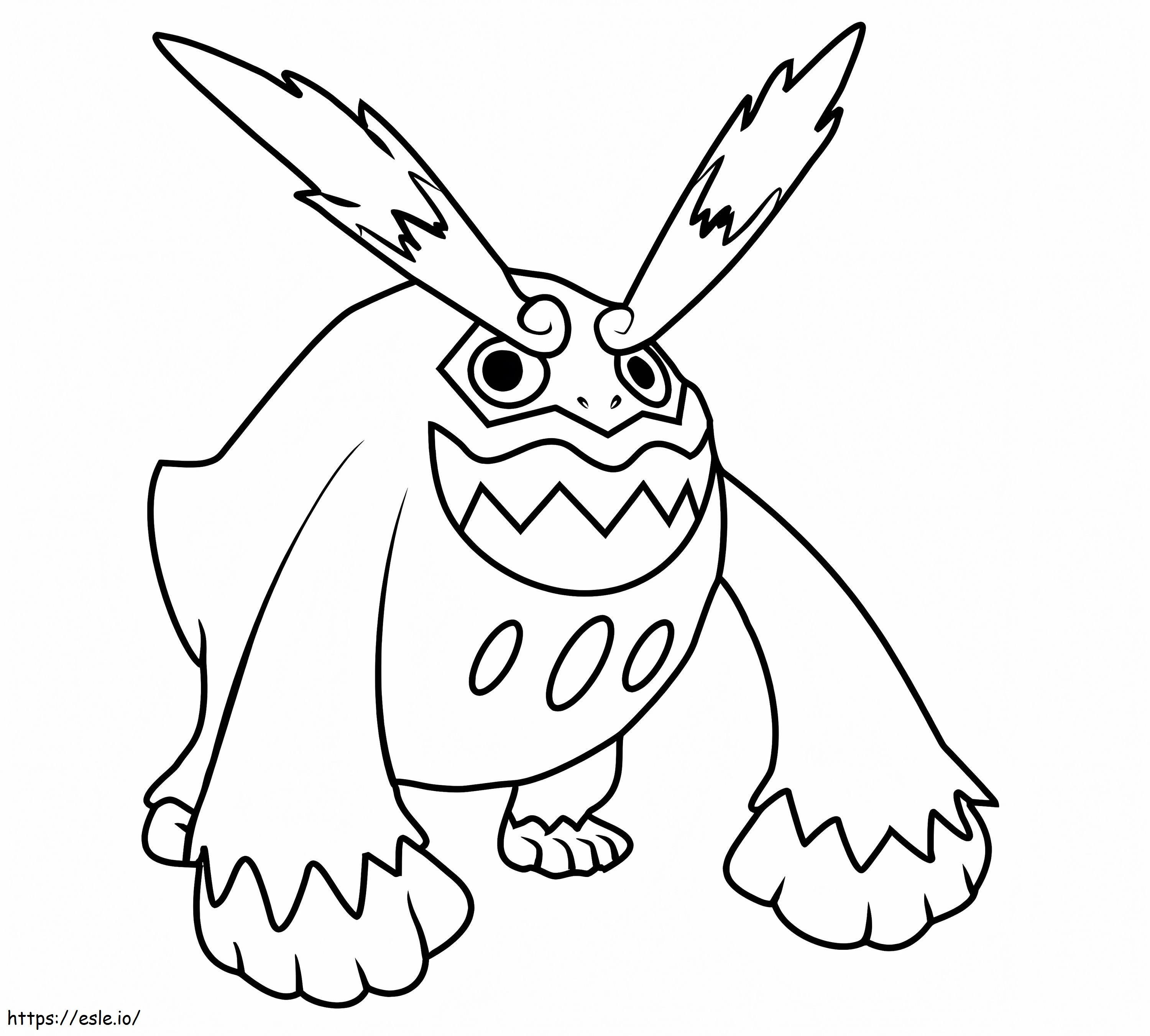 Imagem do Pokémon HQ Darmanitan para colorir
