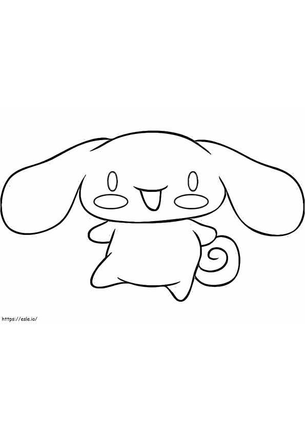 Cinnamoroll Smiling coloring page