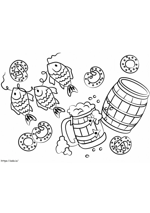 Oktoberfest 12 coloring page