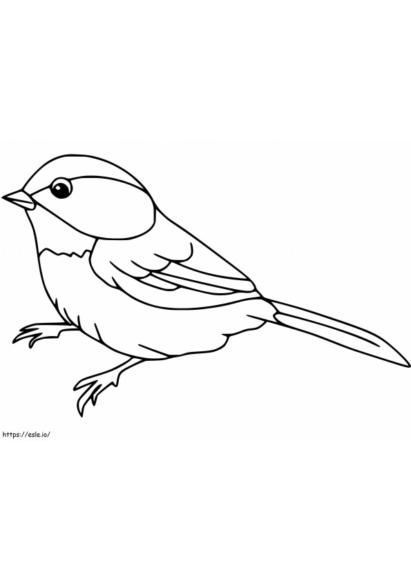 Sparrow Printable coloring page