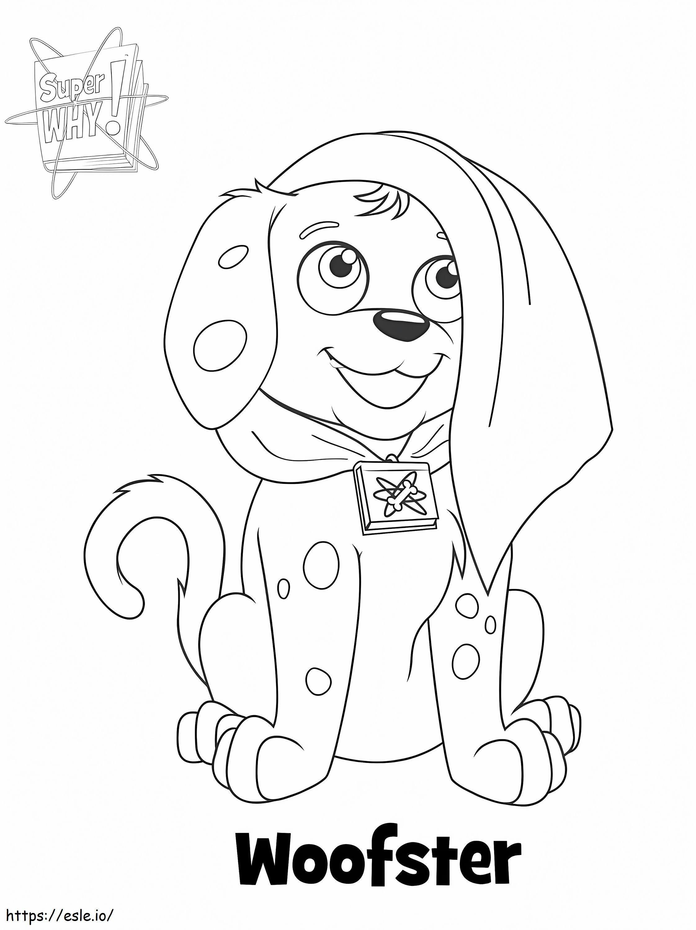 Woofwoof coloring page