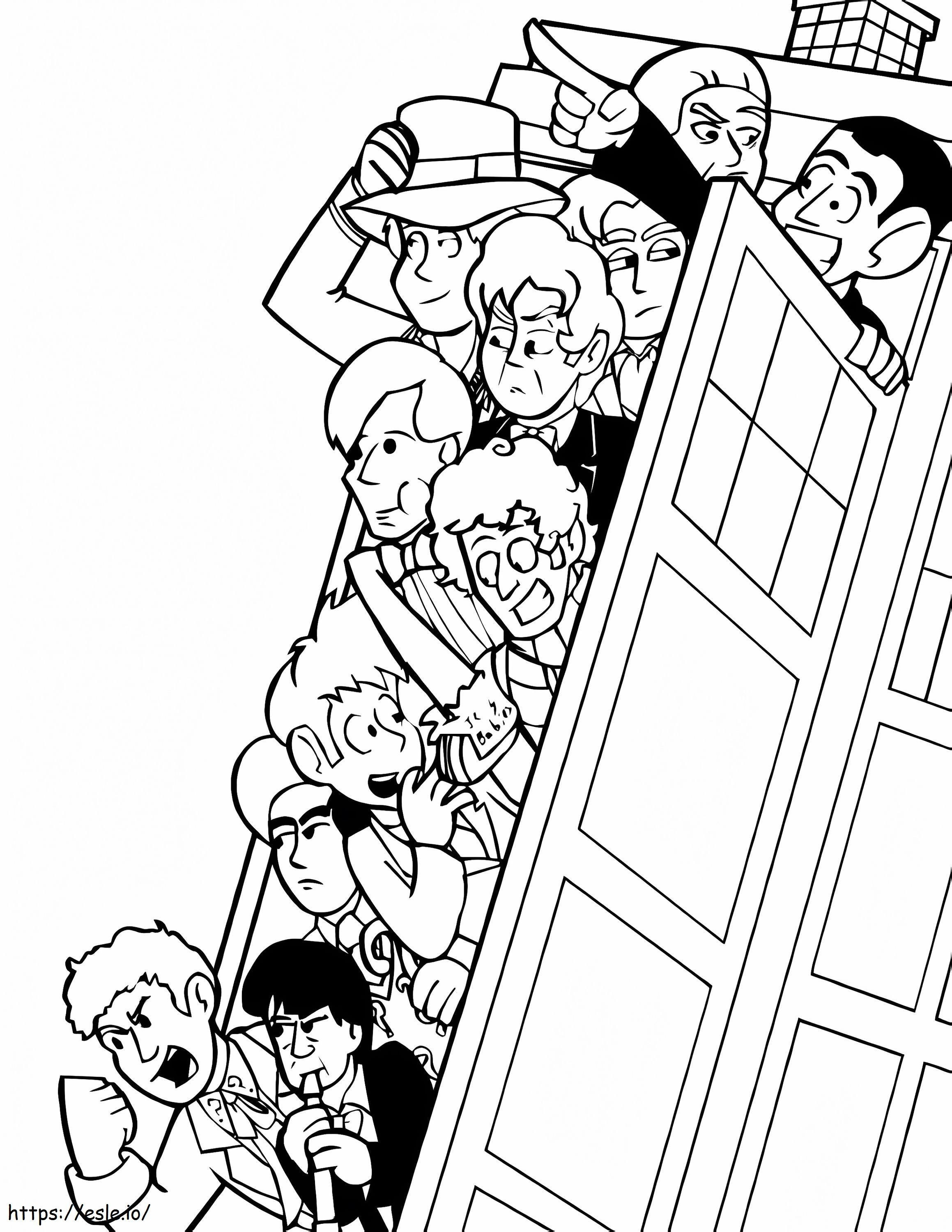 Doctor Who 12 coloring page