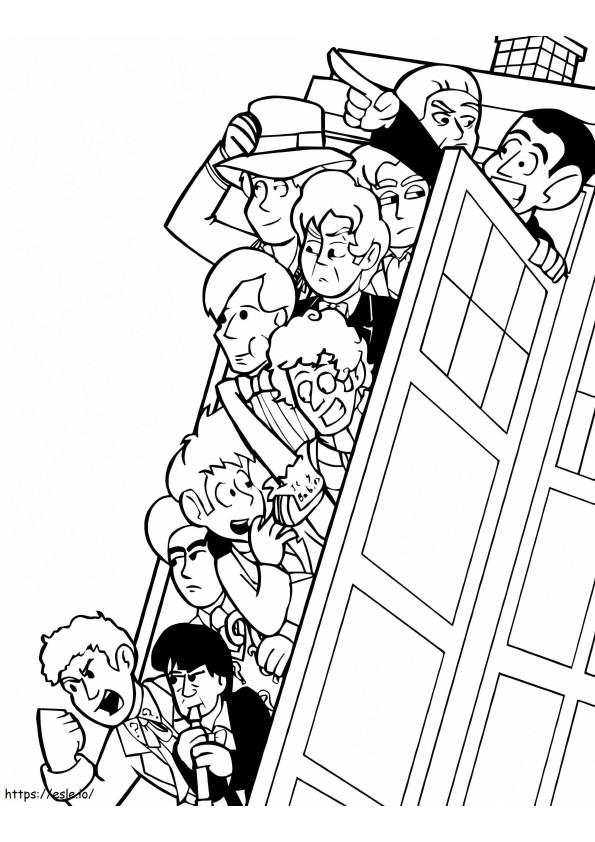 Doctor Who 12 coloring page