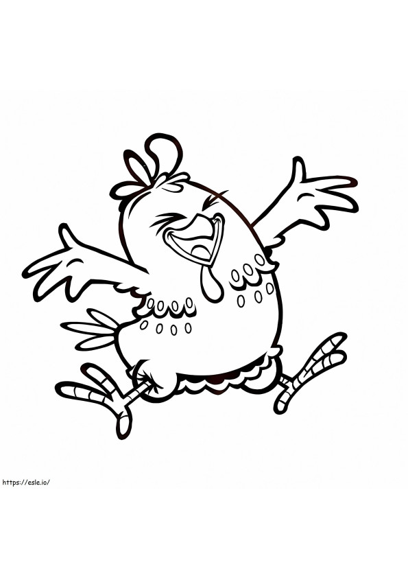 Pintadinha Chicken 8 coloring page