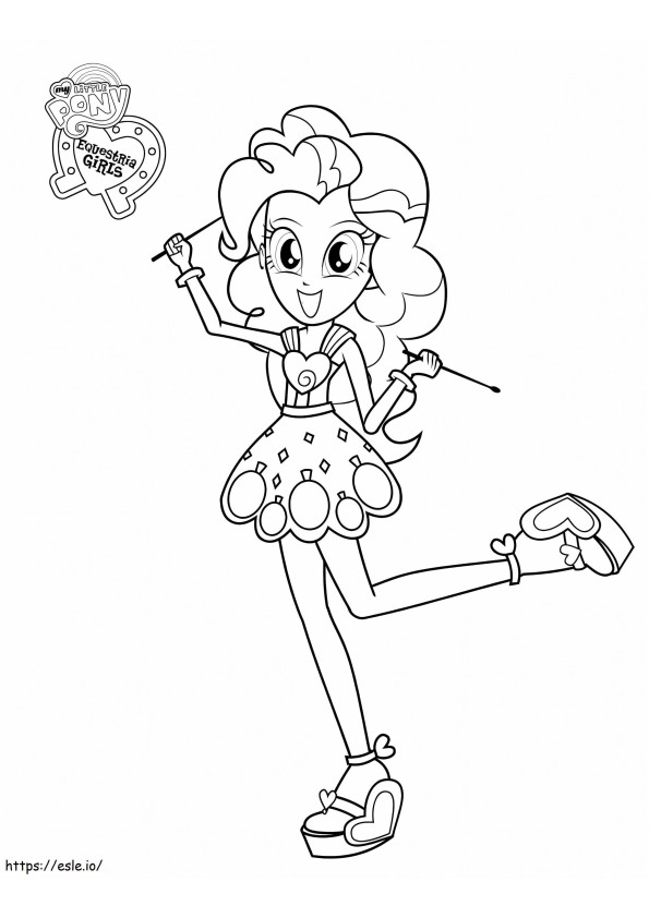 Pinkie Pie A4 coloring page
