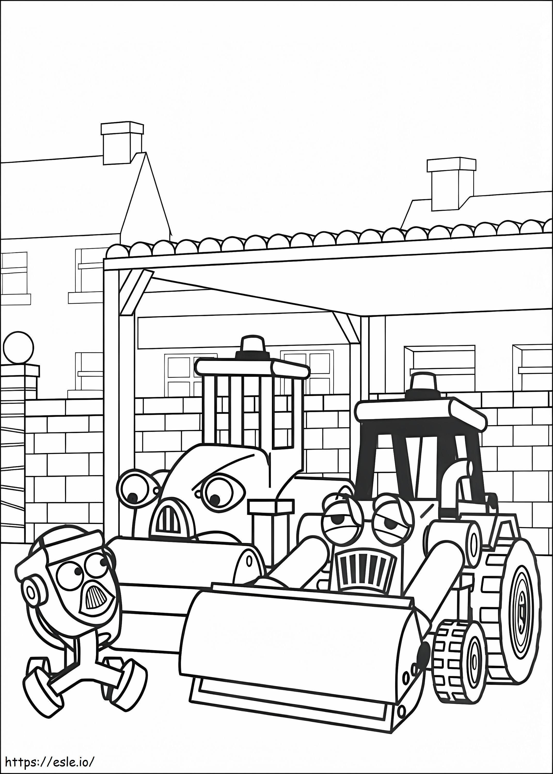 Dizzy Roley And Scoop coloring page