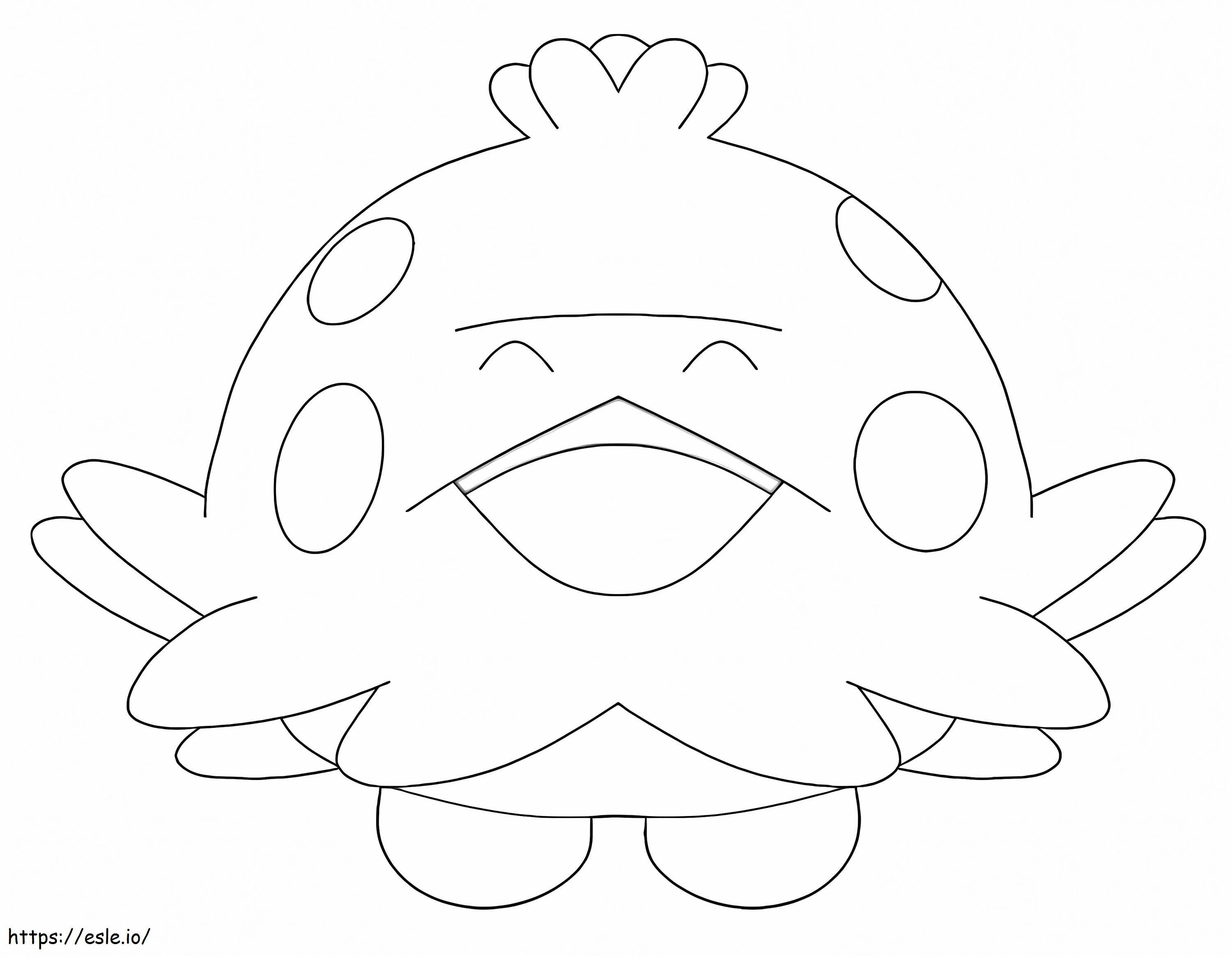 Shroomish coloring page