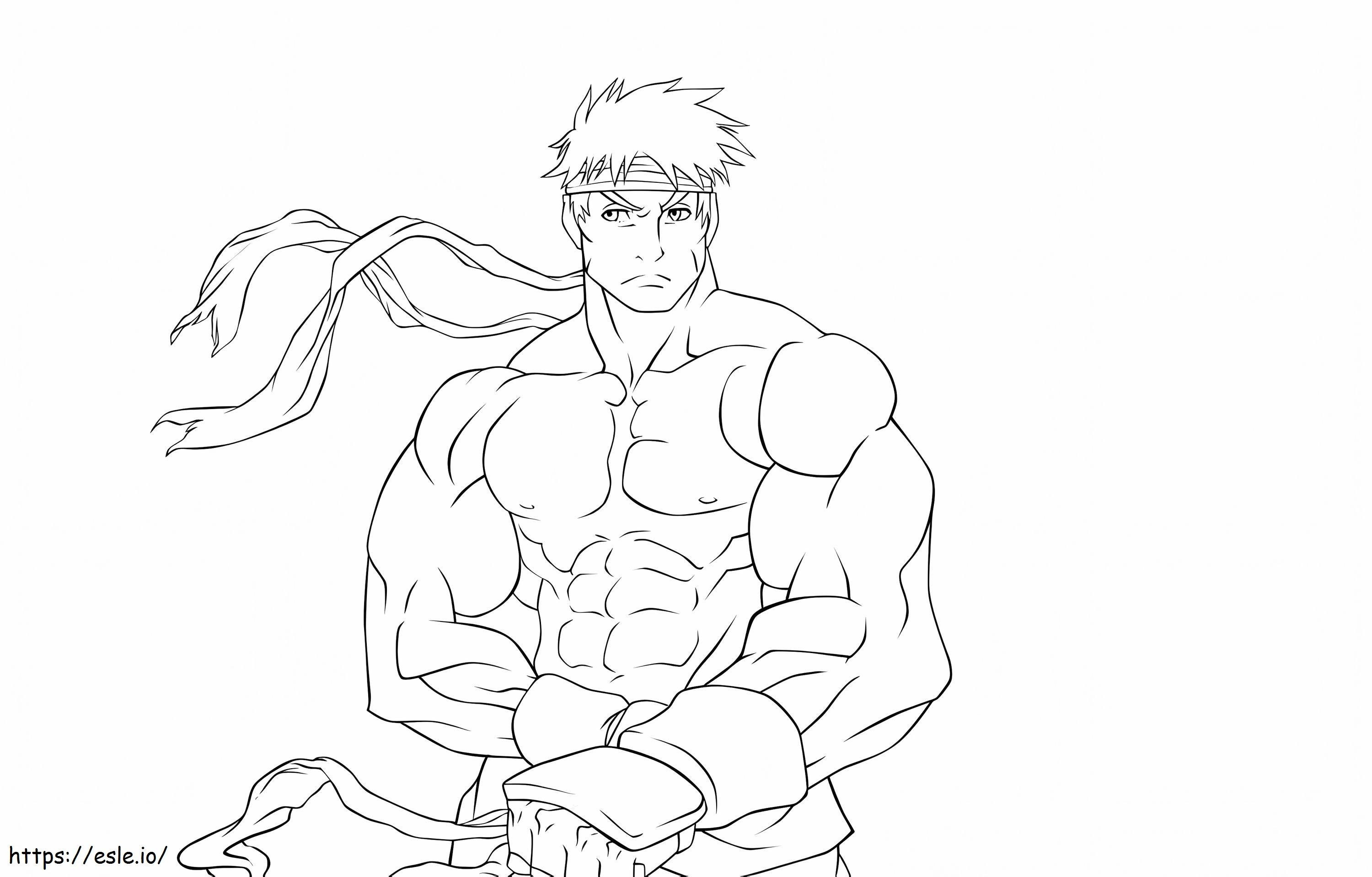 Ryu on siistiä värityskuva