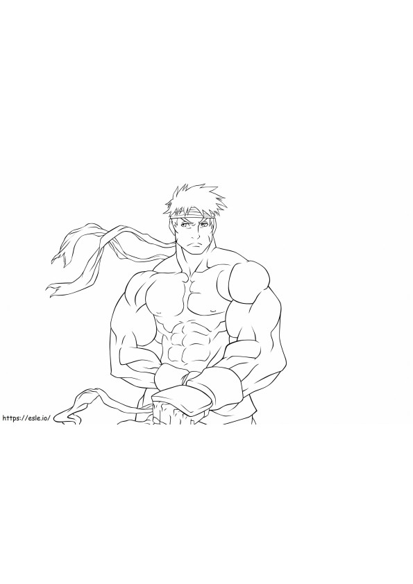 Coloriage Ryu est cool à imprimer dessin