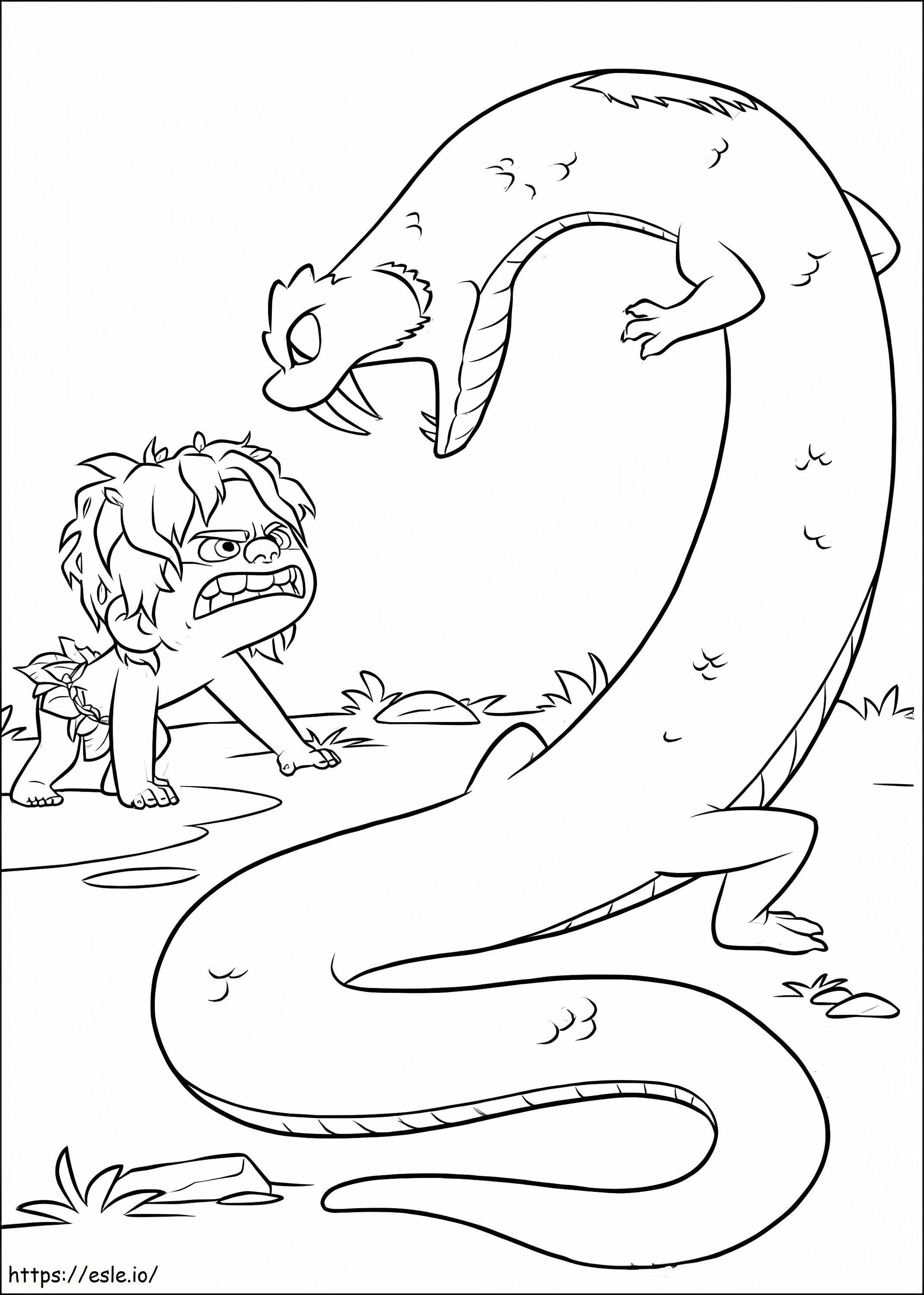 Fight Spot coloring page