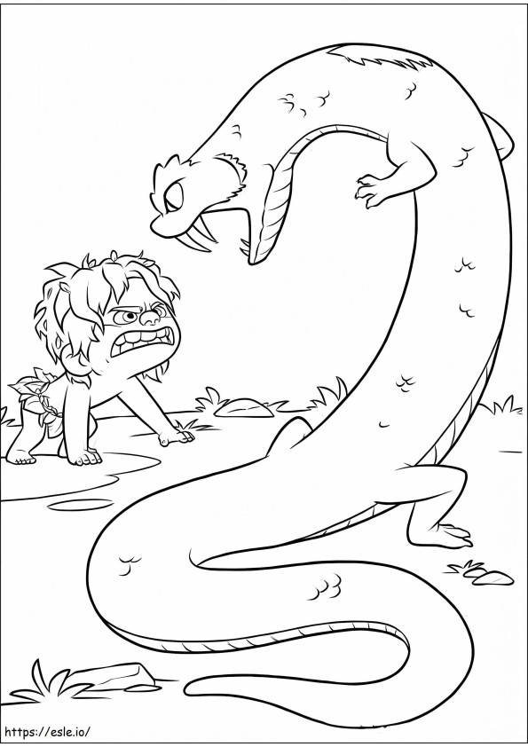 Fight Spot coloring page