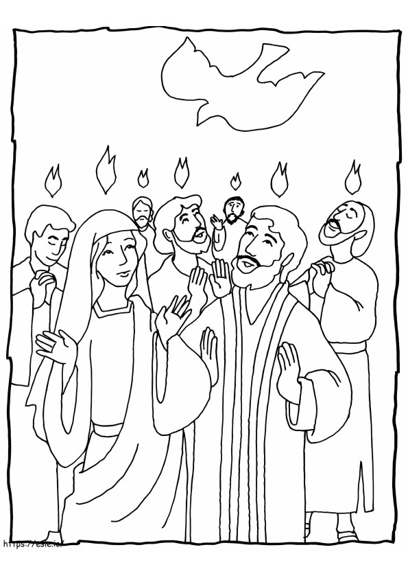 Pentecost 2 coloring page