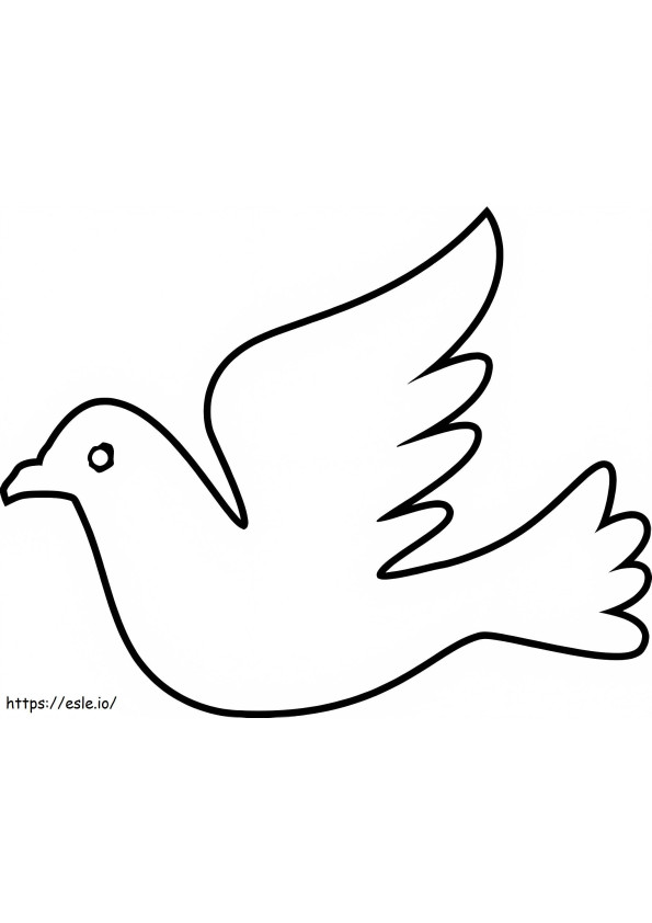 Paloma Simple coloring page