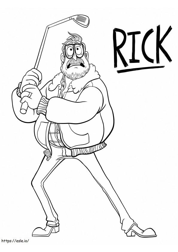 Rick Mitchell para colorir