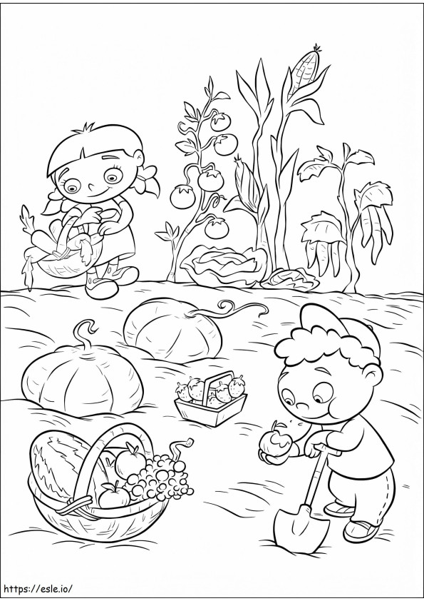 Quincy And Annie Little Einsteins coloring page