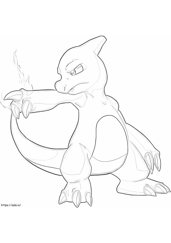 Cool Pokemon Charmeleon coloring page
