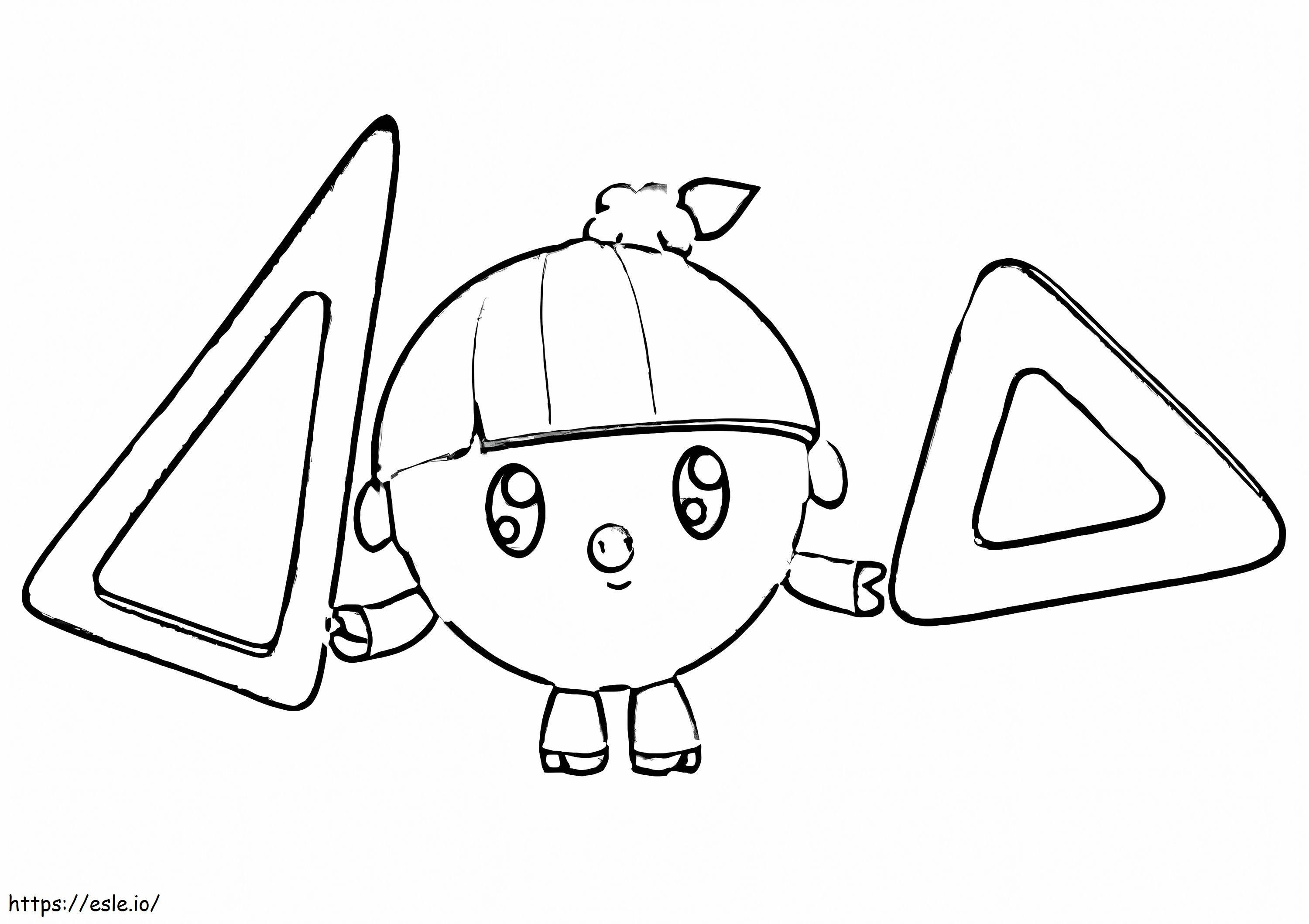 Rosy From BabyRiki coloring page