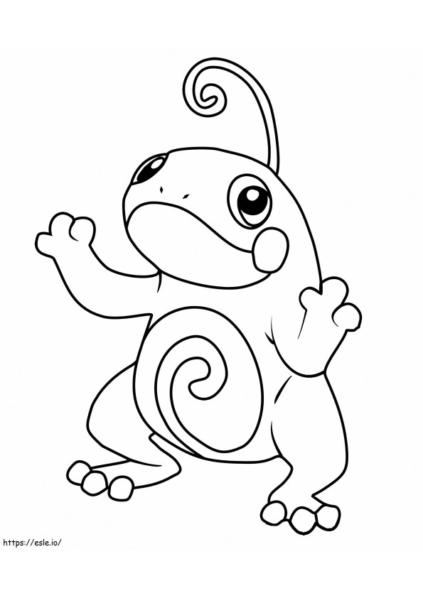 Coloriage Pokémon Politoed à imprimer dessin