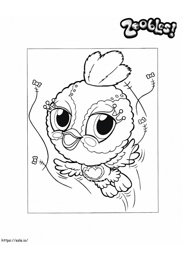 Zoobles 2 coloring page